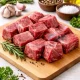 Potongan daging sapi untuk rendang