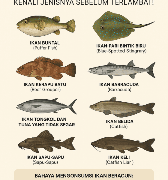 Ikan yang Berbahaya Jika Termakan