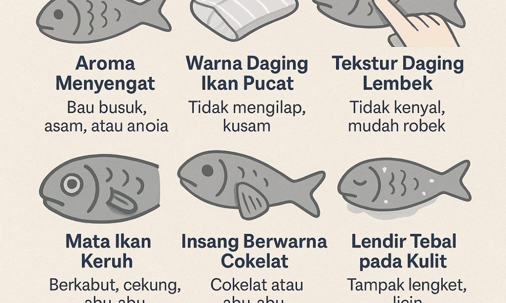 Ciri-Ciri Daging Ikan yang Tidak Layak Konsumsi