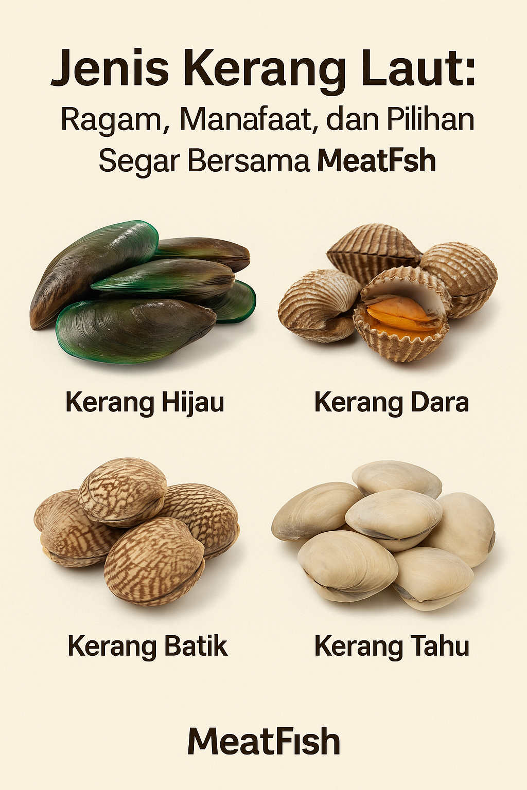 Jenis Kerang Laut