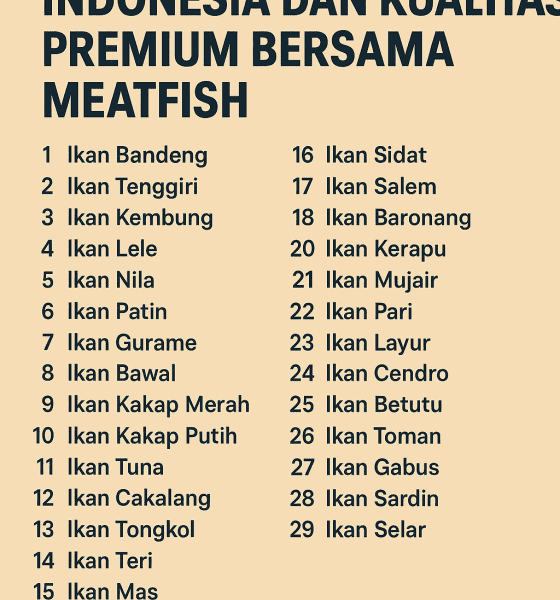 Nama Ikan di Pasar