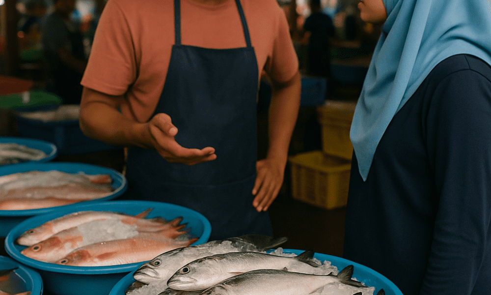 Resiko Dagang Ikan di Pasar