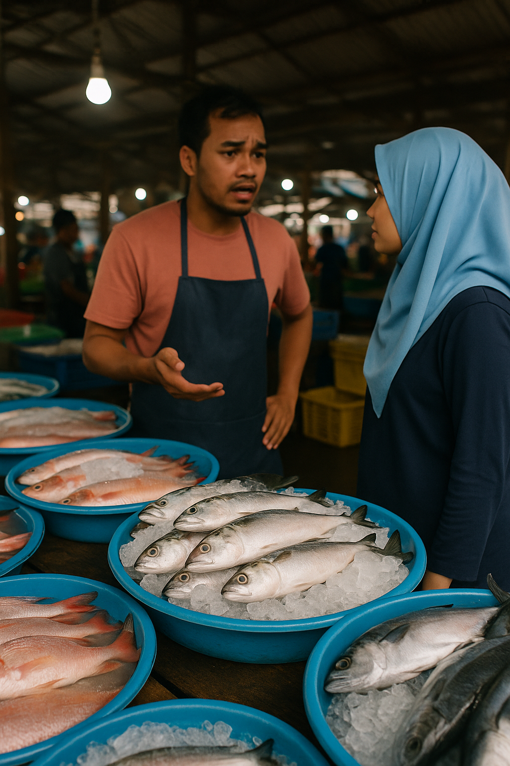 Resiko Dagang Ikan di Pasar
