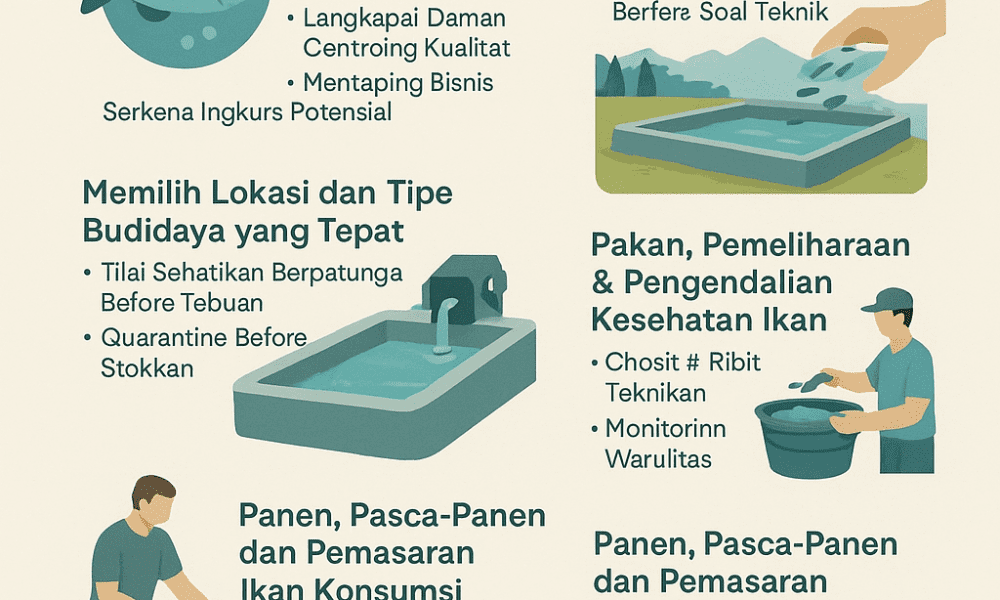 teknik budidaya ikan konsumsi
