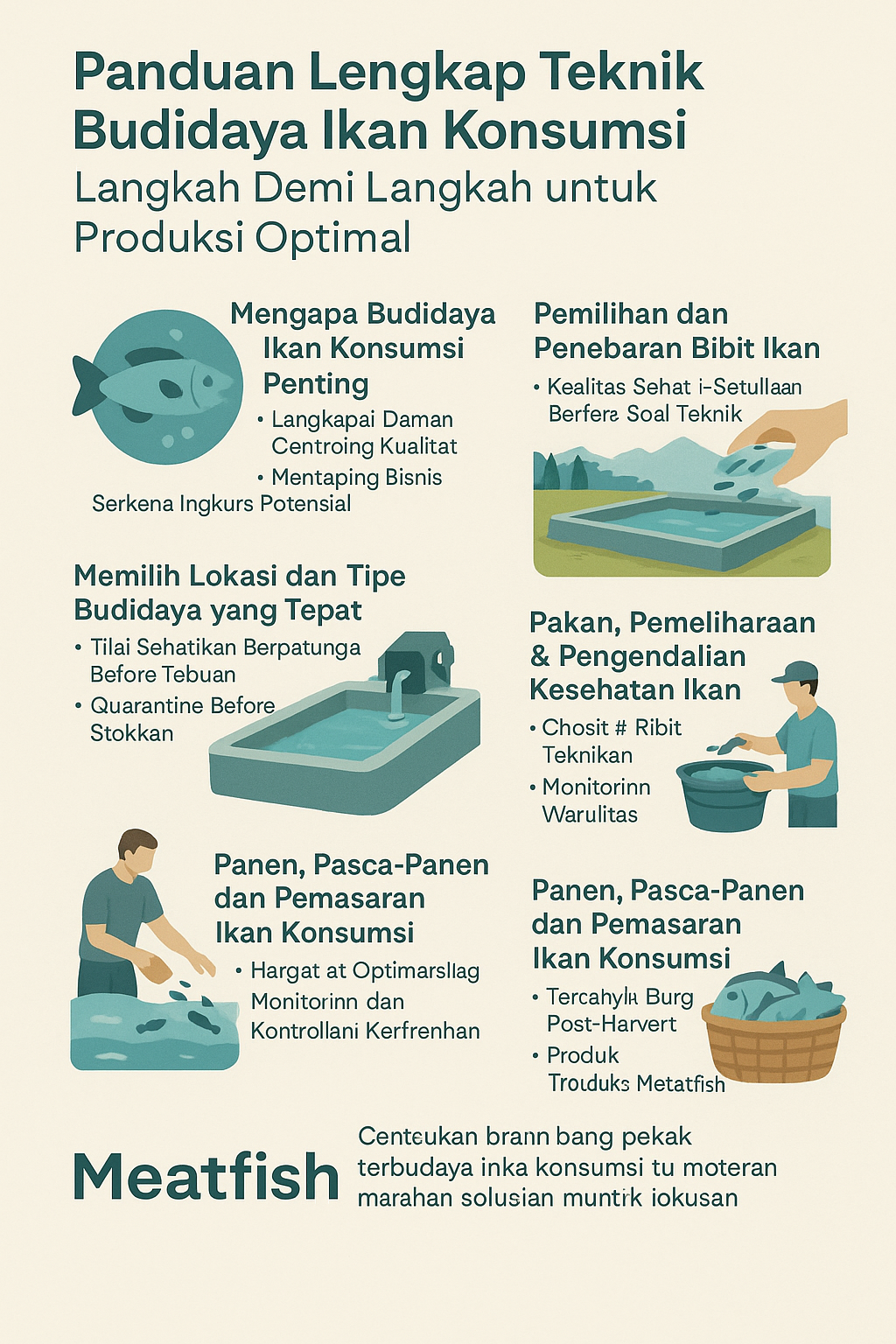 teknik budidaya ikan konsumsi