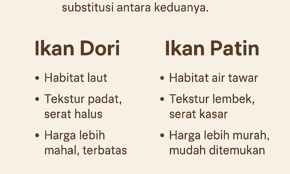 Apakah ikan dori itu ikan patin