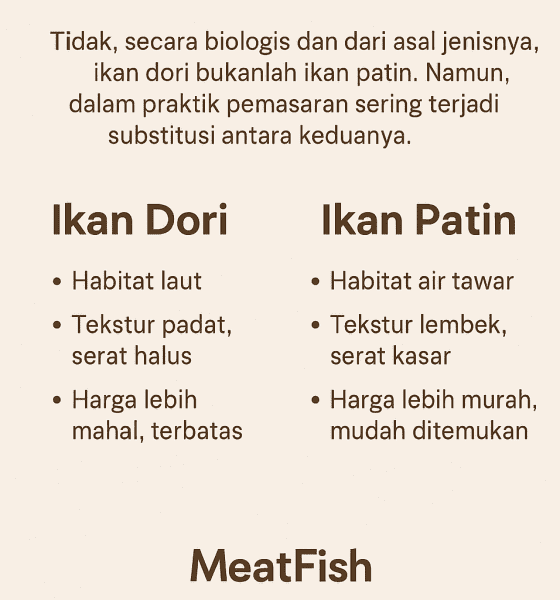 Apakah ikan dori itu ikan patin