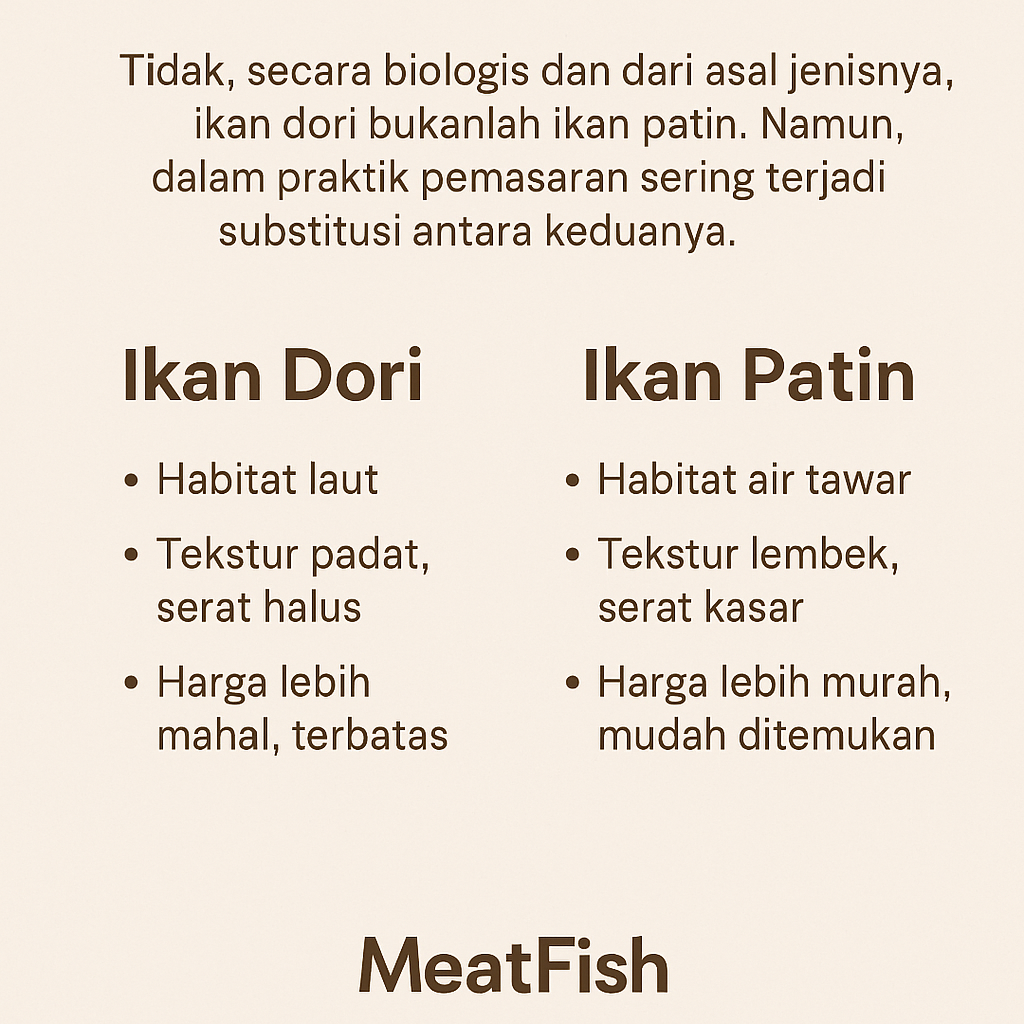 Apakah ikan dori itu ikan patin