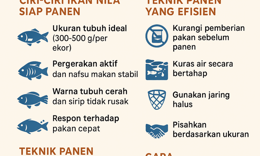 Masa Panen Ikan Nila