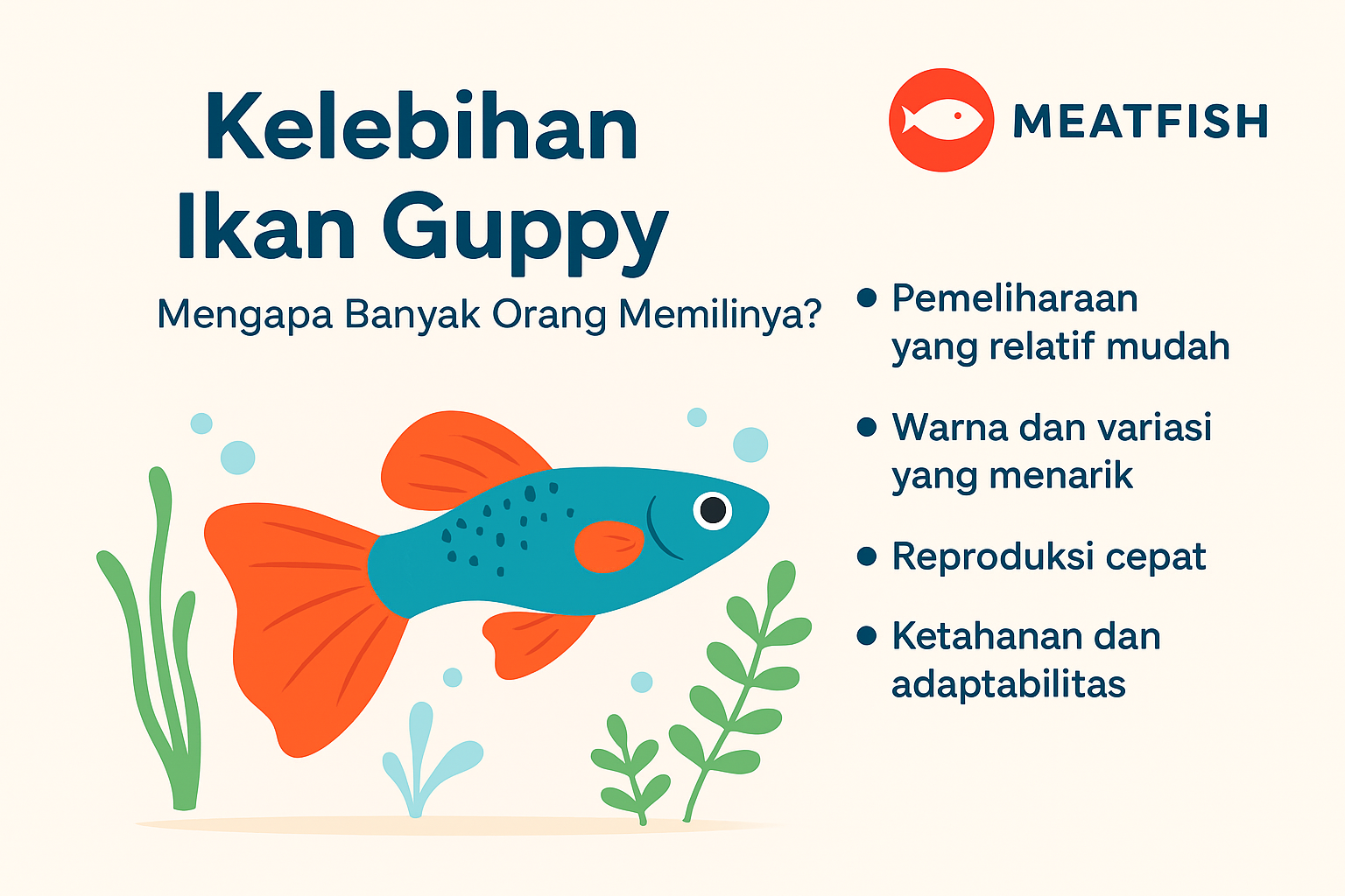 kelebihan ikan guppy