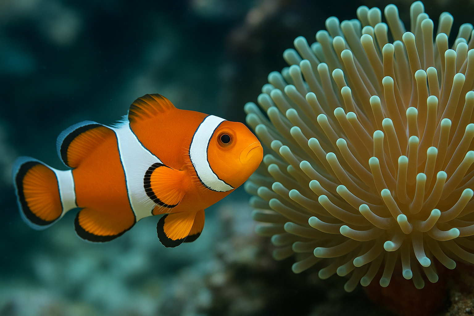 Ikan Nemo dan anemon laut