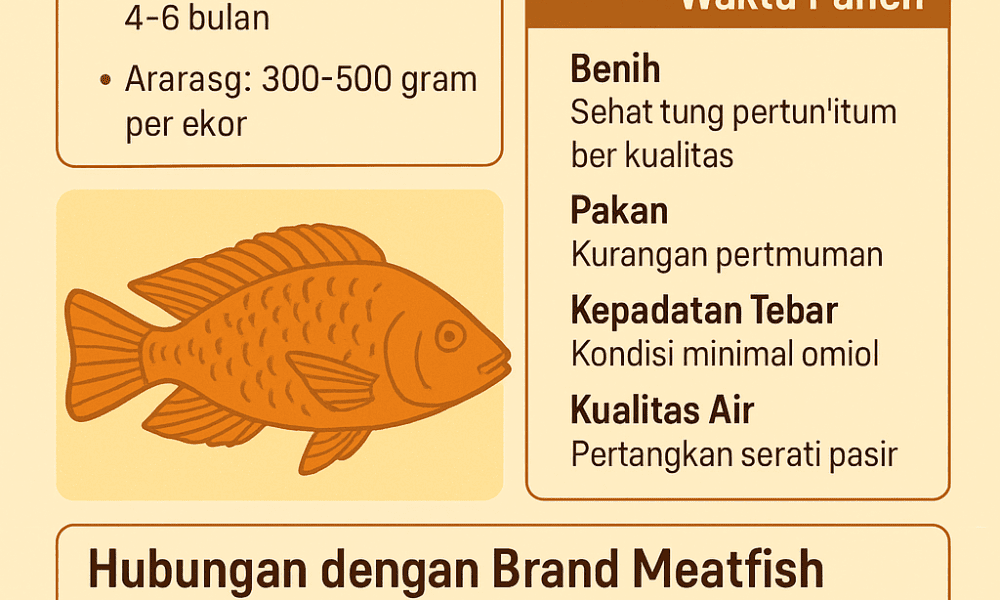 Usia panen ikan nila