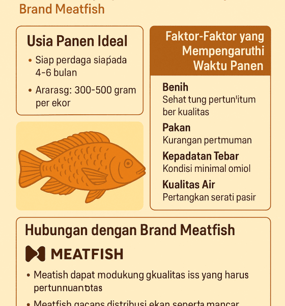 Usia panen ikan nila