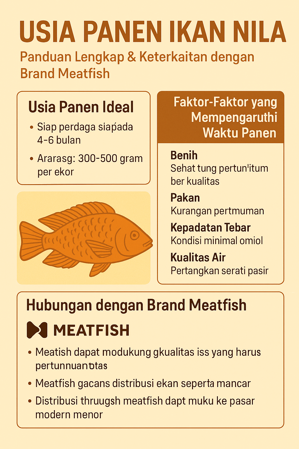 Usia panen ikan nila