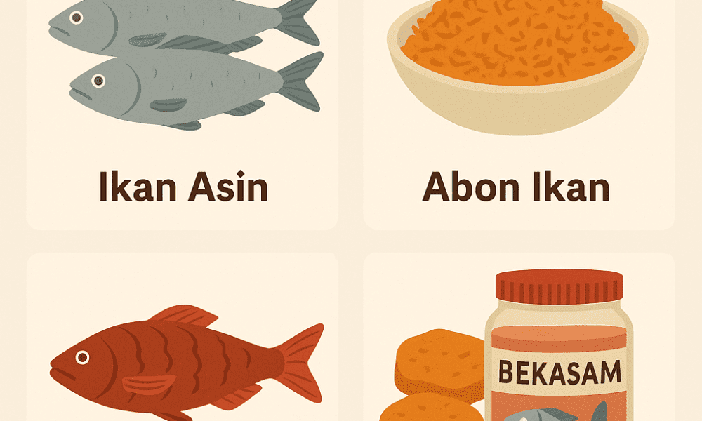 contoh makanan hasil awetan dari ikan