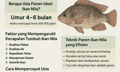 usia panen ikan nila