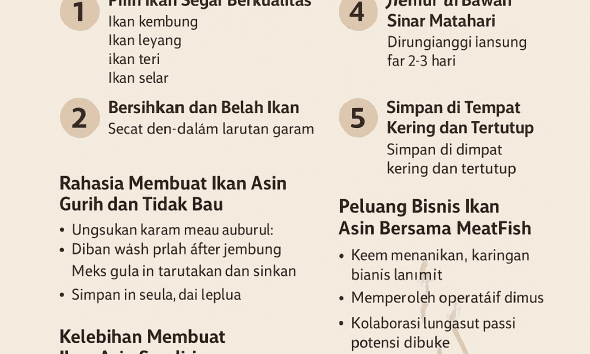 cara membuat ikan asin