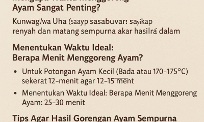 berapa menit menggoreng ayam