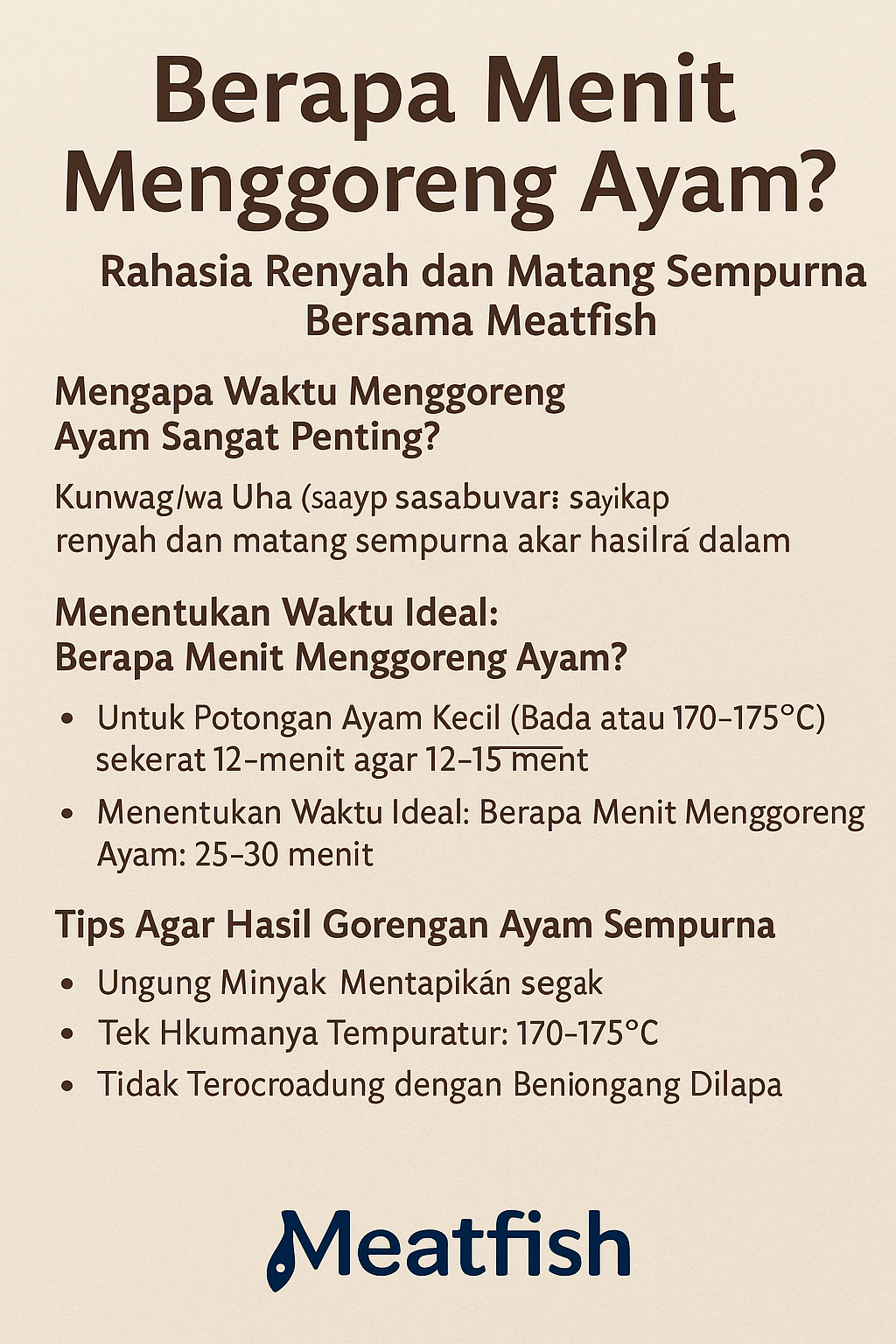 berapa menit menggoreng ayam