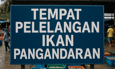 pelelangan ikan Pangandaran