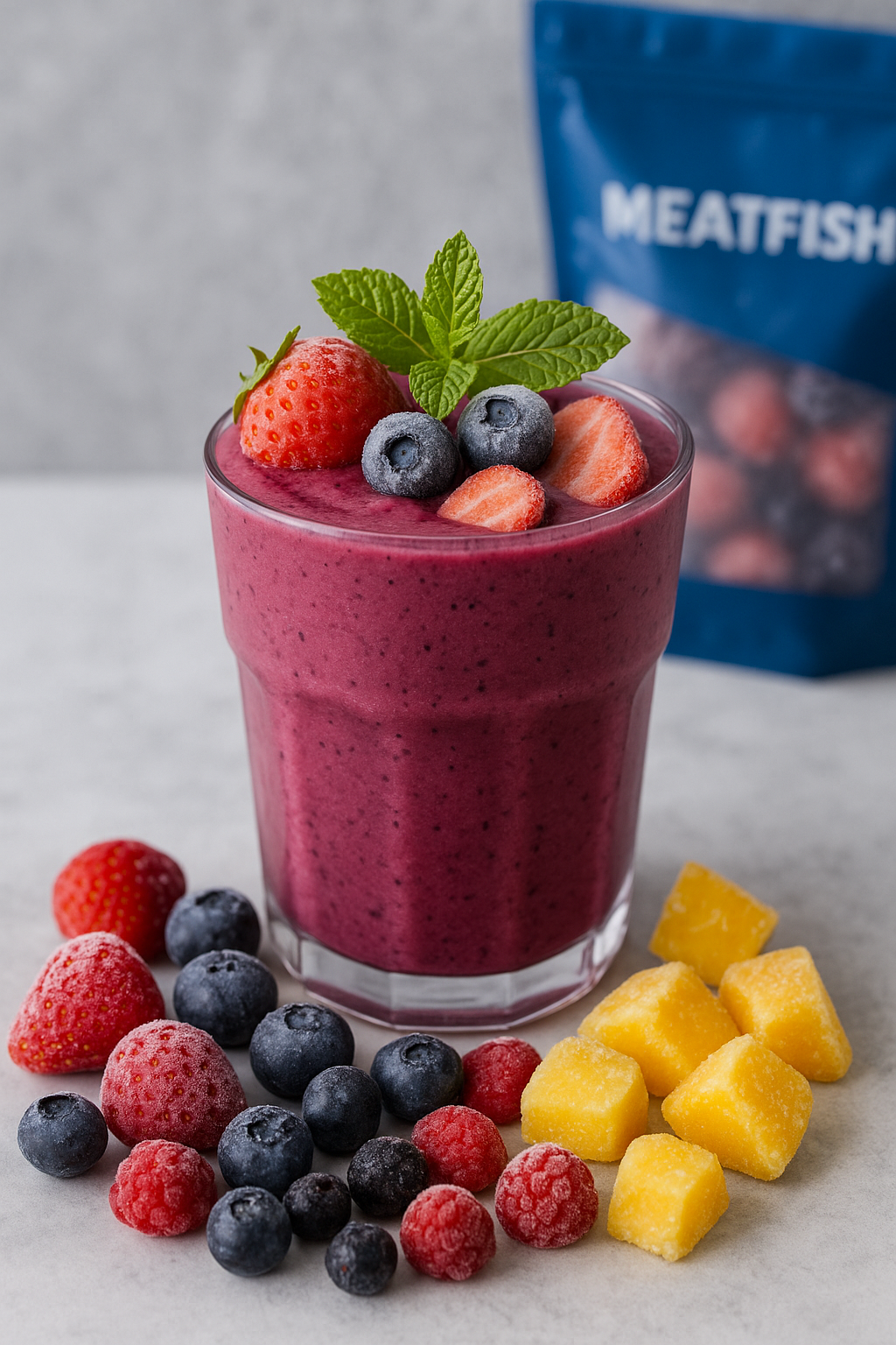 Buah beku untuk smoothie