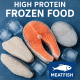 High protein frozen food