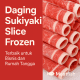 Daging sukiyaki slice froze