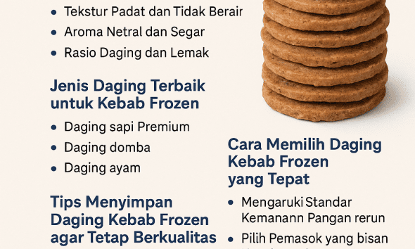 memilih daging kebab frozen