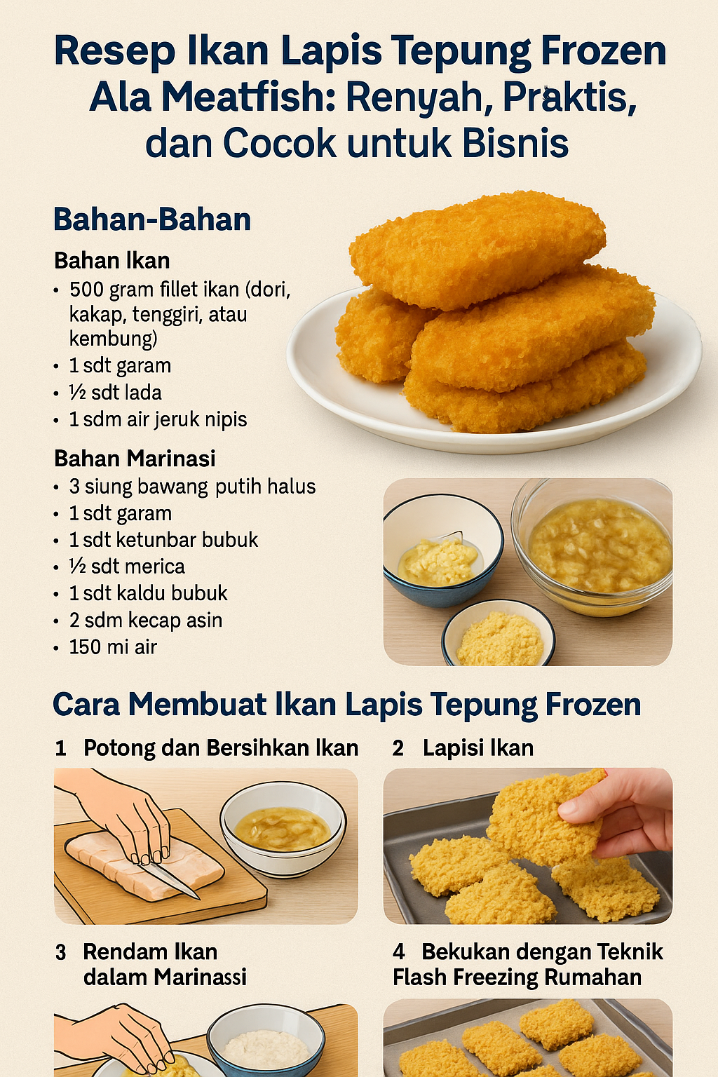 Resep Ikan Lapis Tepung Frozen