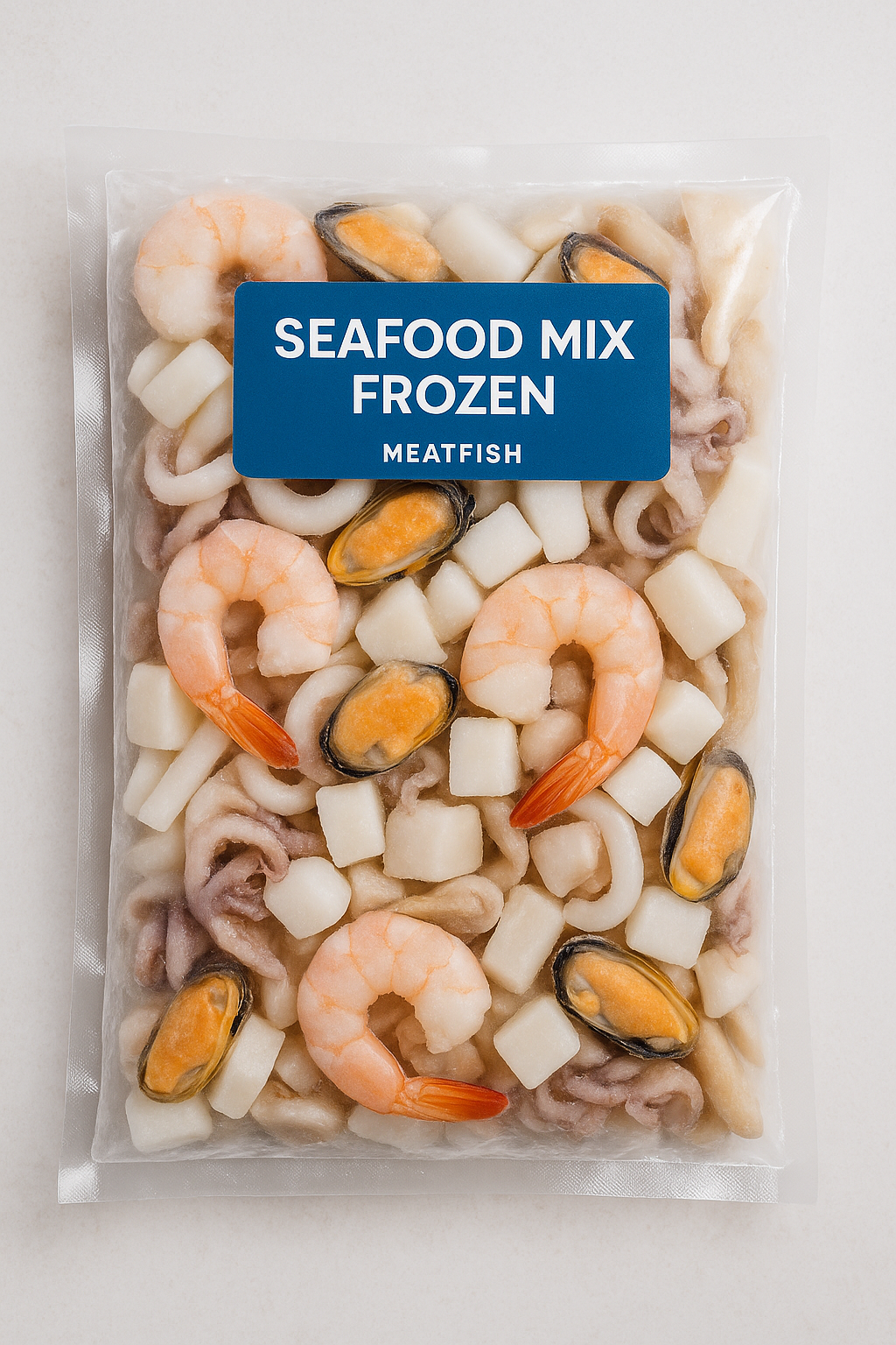Seafood mix frozen