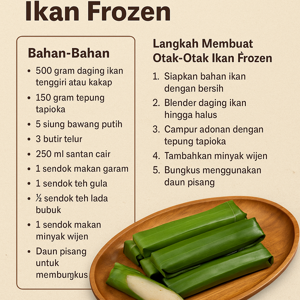 resep otak-otak ikan frozen