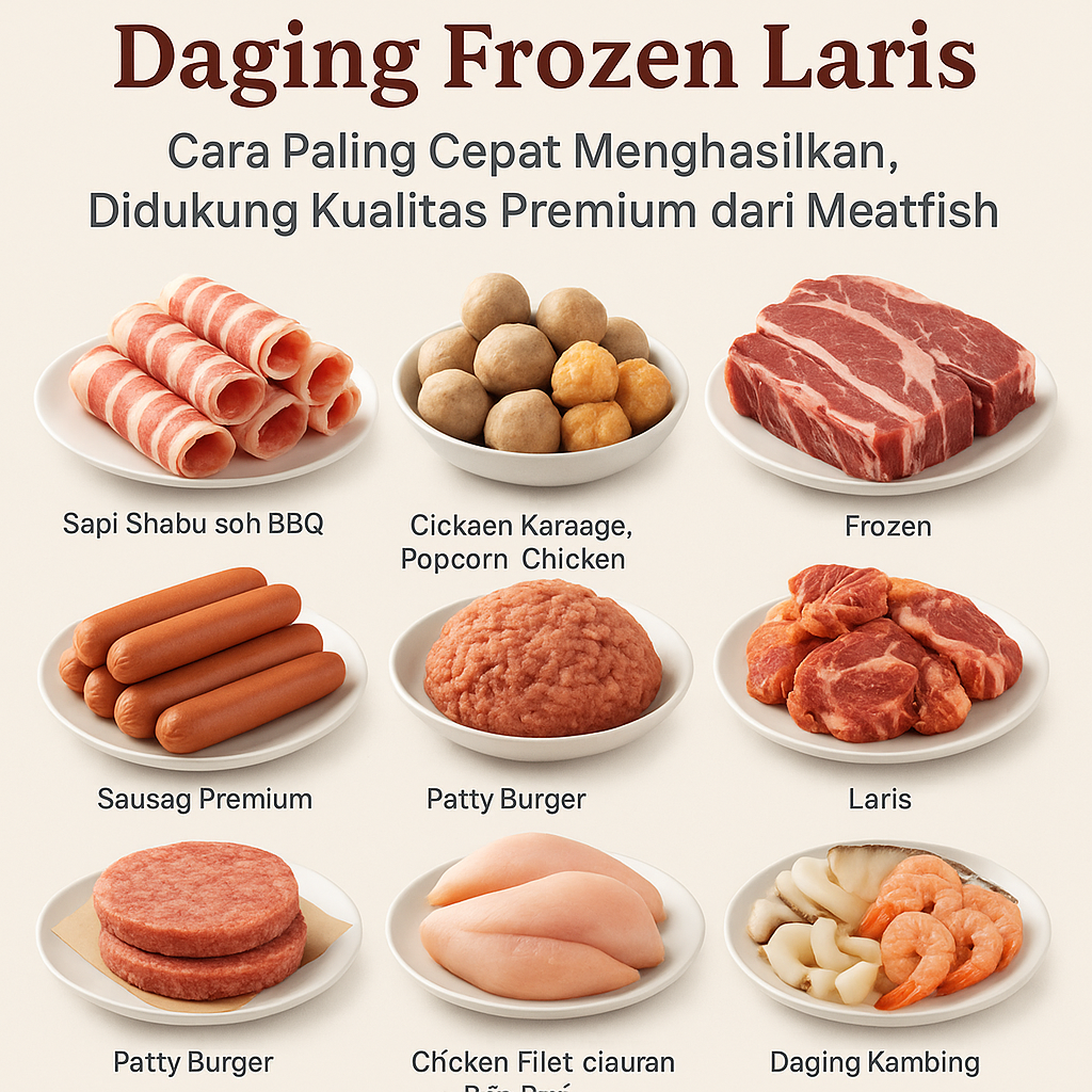 menu jualan daging frozen