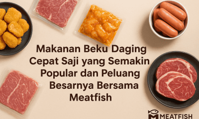Makanan beku daging cepat saji