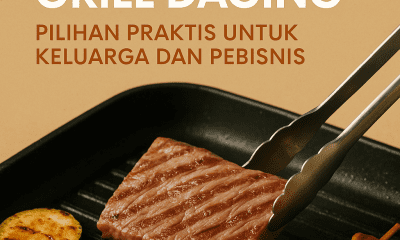 Frozen food grill daging