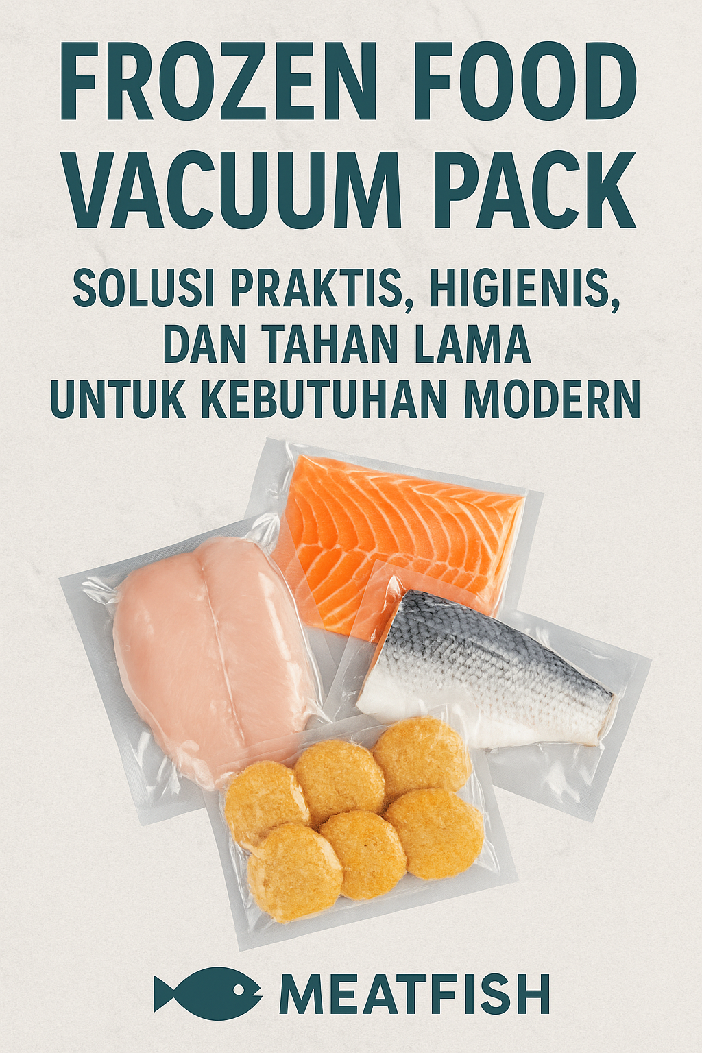 Frozen food vacuum pack
