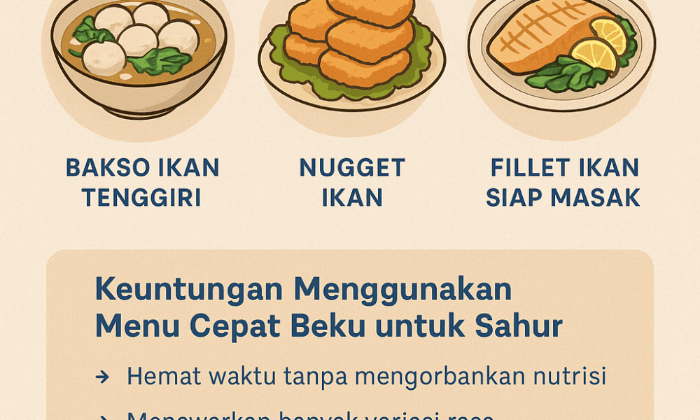 menu cepat beku untuk sahur