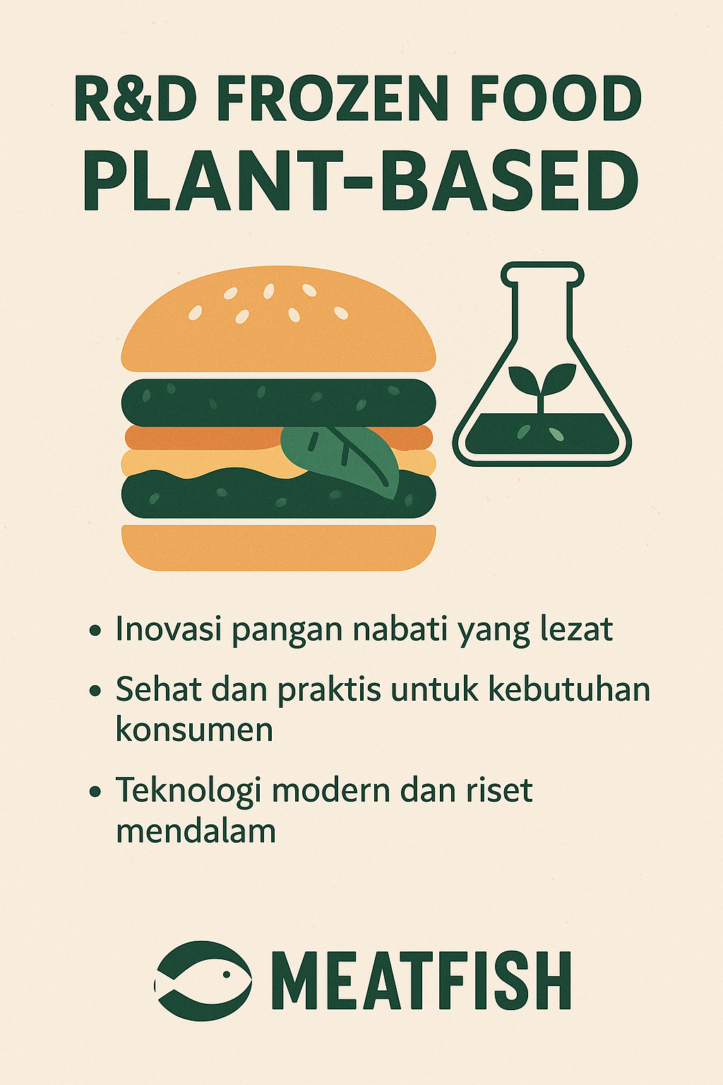 R&D frozen food plant-based