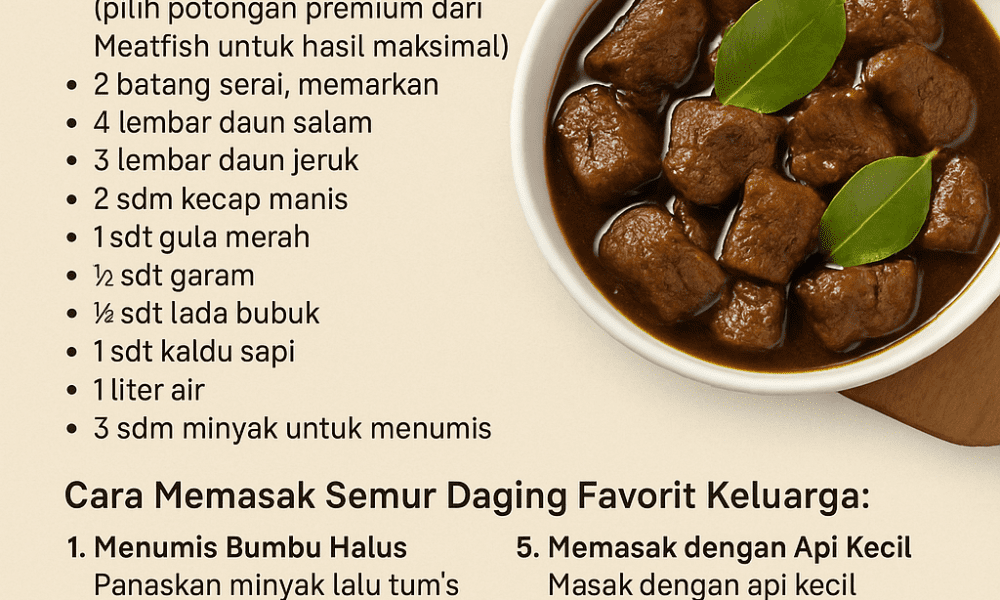 resep semur daging