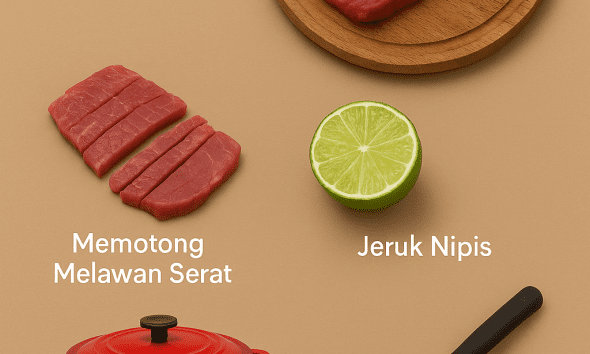 cara mengempukkan daging