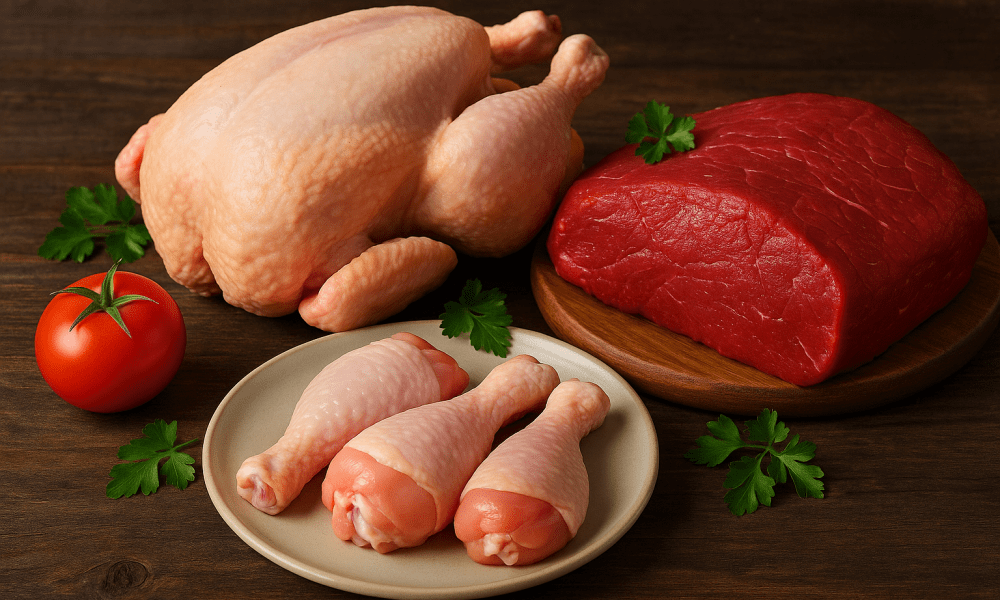 ayam warna merah sapi