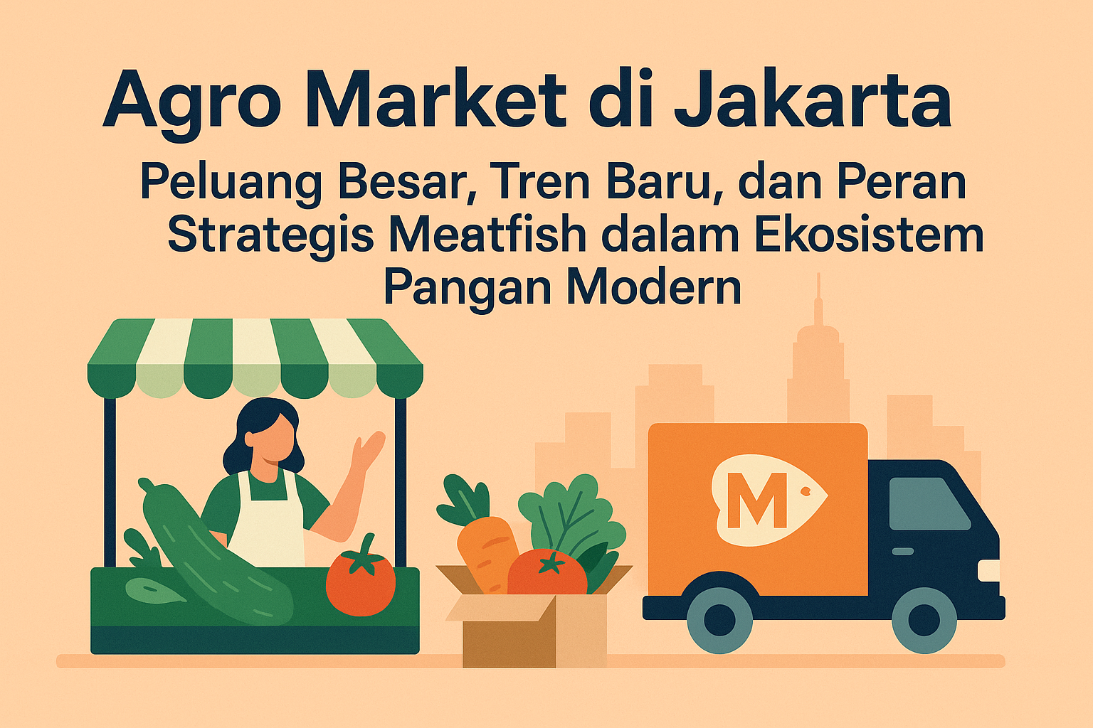 Agro market di Jakarta