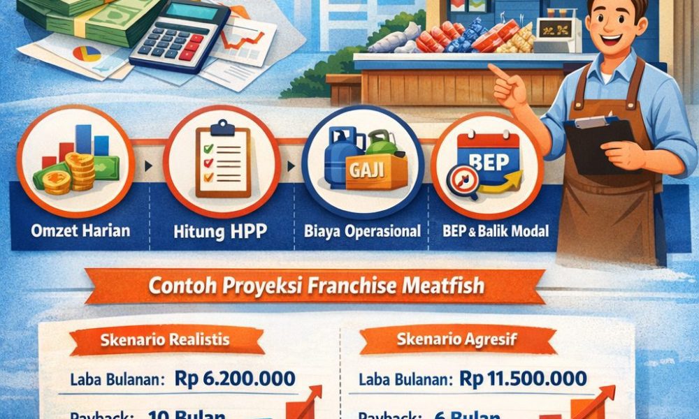 cara hitung proyeksi keuntungan franchise