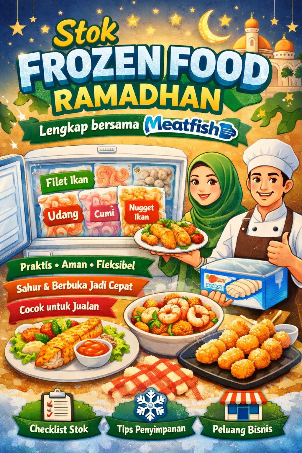 Stok frozen food