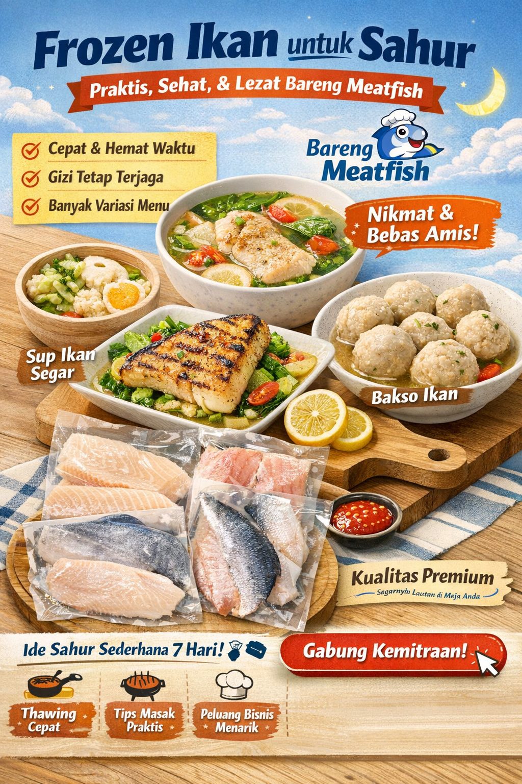 Frozen ikan untuk sahur