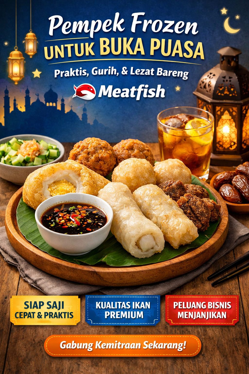 Pempek frozen untuk buka puasa