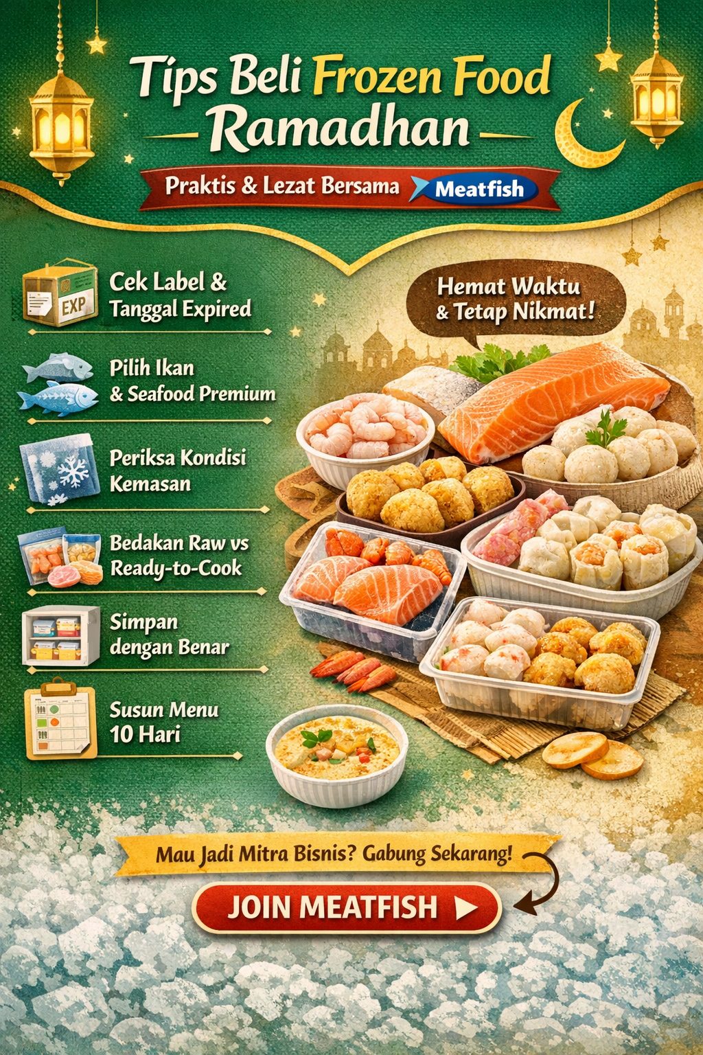 Tips beli frozen food Ramadhan