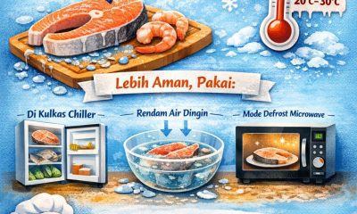 Bolehkah thawing frozen food di suhu ruang