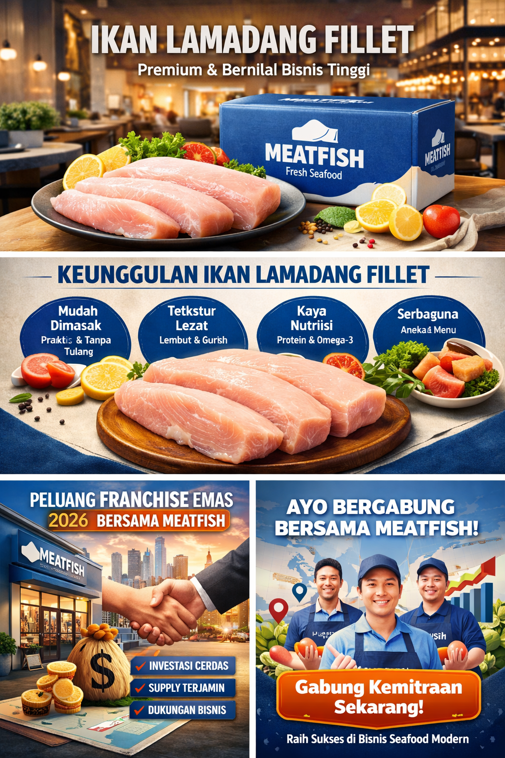 Ikan lamadang fillet