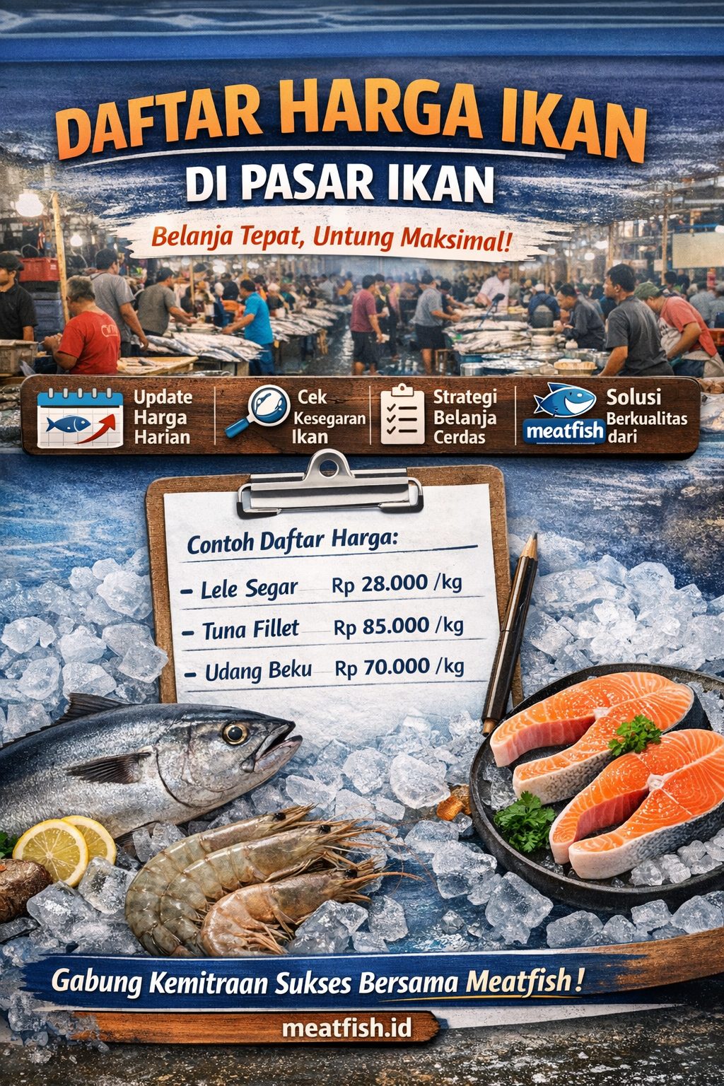 Daftar Harga Ikan di Pasar Ikan