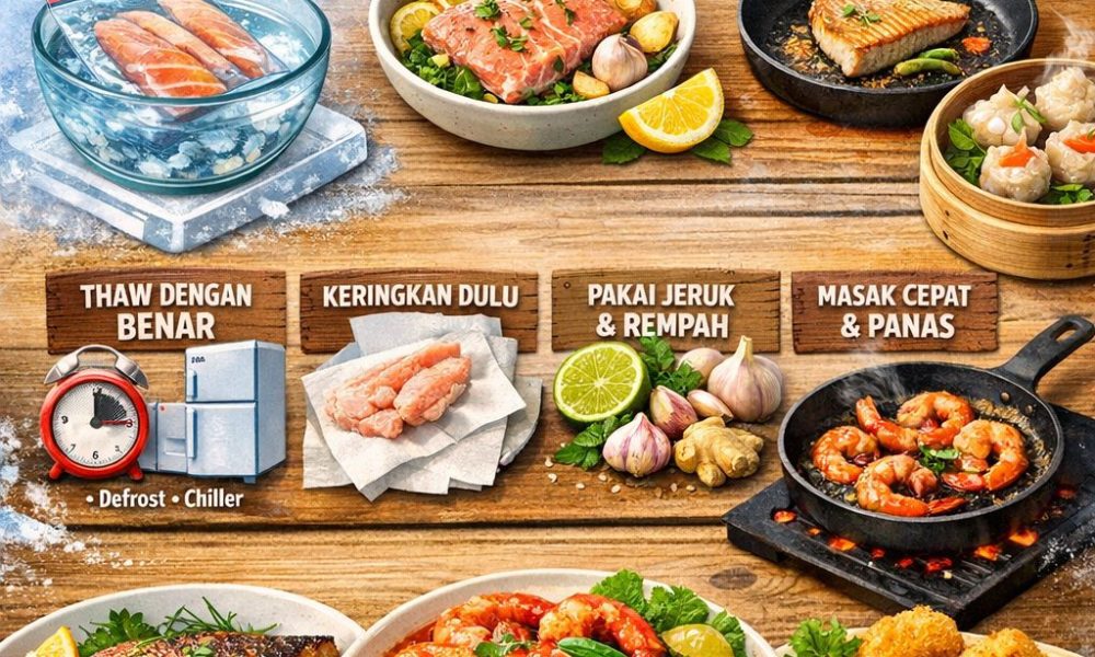 Cara memasak frozen food biar tidak amis